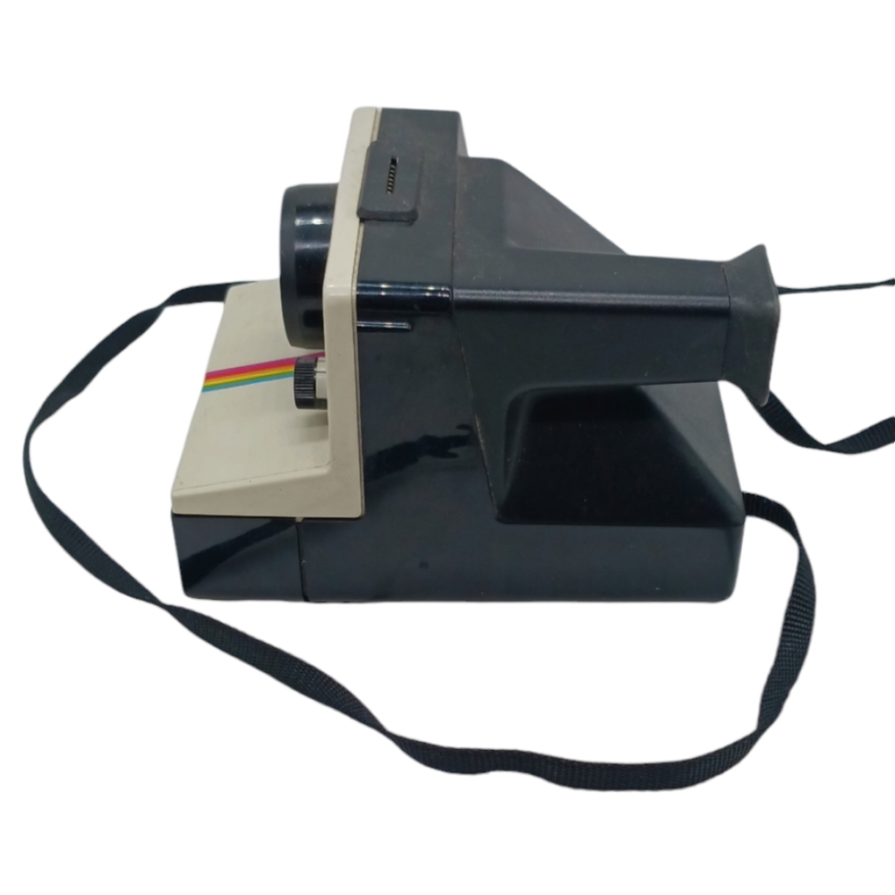 Original Polaroid SX-70 OneStep White Rainbow Stripe Land Camera - Picture 6 of 7